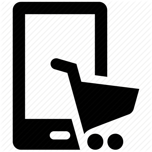 A Logo of custom ecommerce mobile app